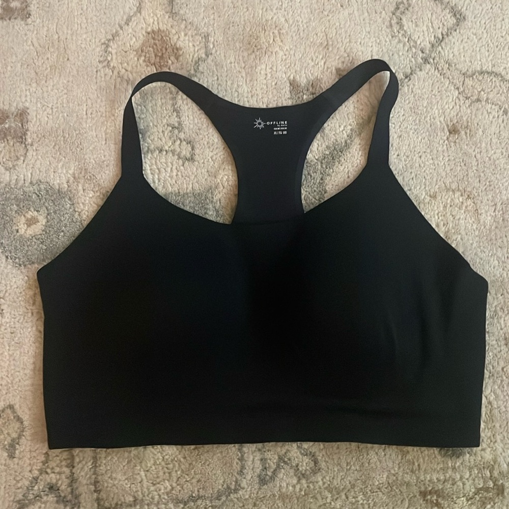 OFFLINE By Aerie Real Me Hold Up! Racerback Sports Bra XL DD